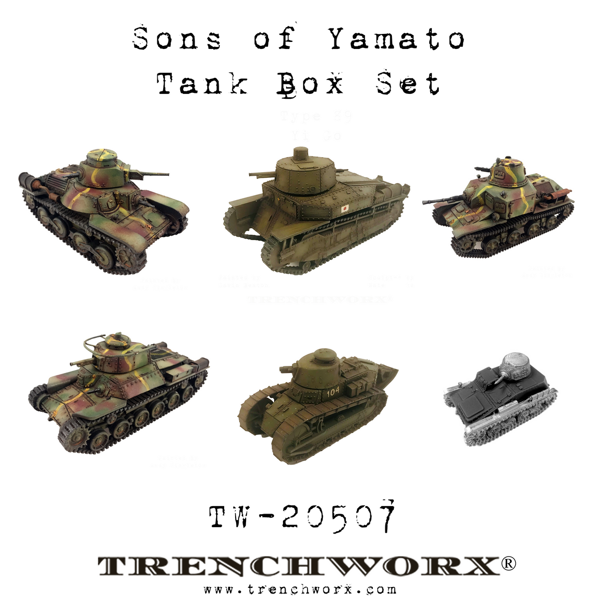 Sons of Yamato Tank Bundle .STL Download – Trenchworx