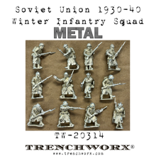 Load image into Gallery viewer, Soviet Union 1930-40 Winter Infantry Squad - Metal