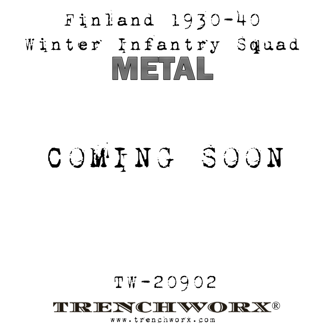 Finland 1930-40 Winter Infantry Squad - Metal