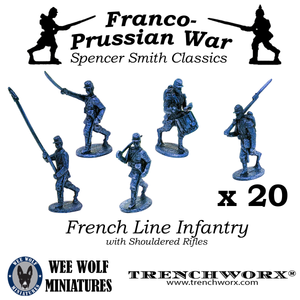 French Line Infantry w/ Shouldered Rifles