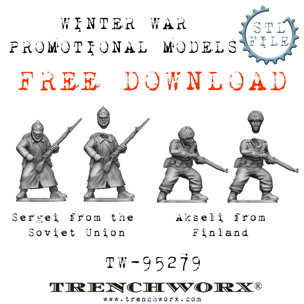 FREE!!! Winter War Promotional Models .STL Download