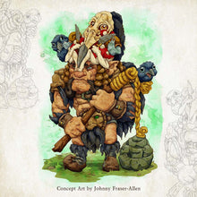 Load image into Gallery viewer, Barbarian Guardian Gnome