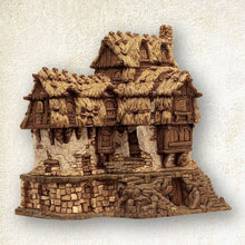 Load image into Gallery viewer, Longhouse with Dungeon Base - Fully Painted